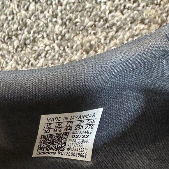 Adidas Mens Size US 10 Cloudfoam Running Shoes Sneakers Light Racer Adapt 3.0 - Picture 6 of 6